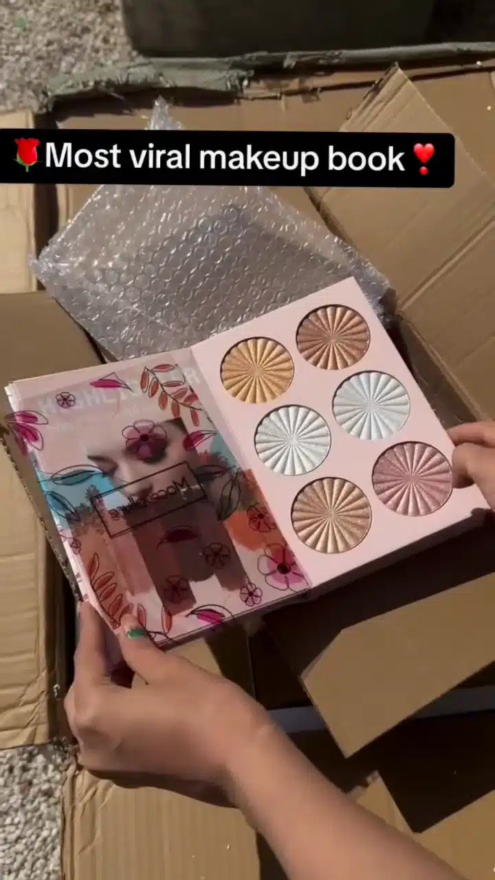All-in-One Floral Makeup Book