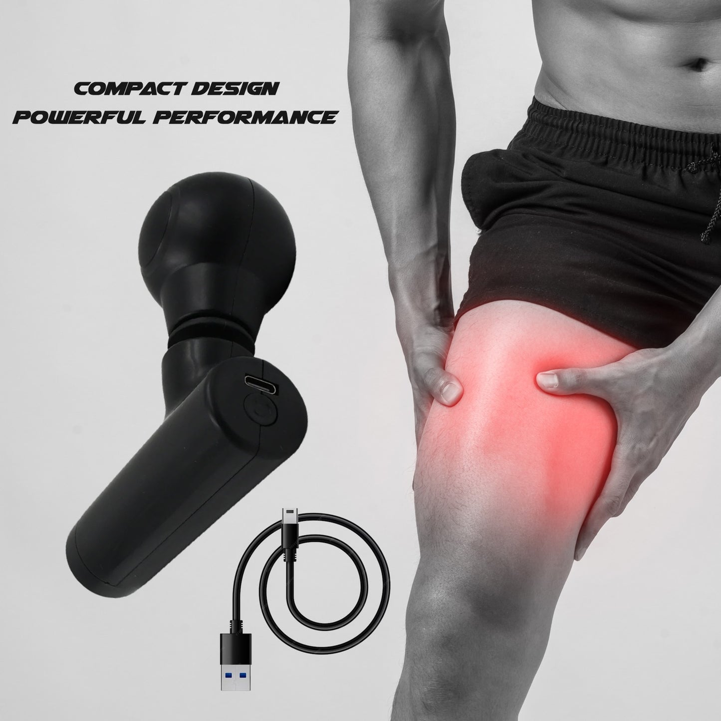 12673 Black Mini Pocket Size Vibrator Full Body Massager Cordless One Button Operation For Body Pain Relaxation