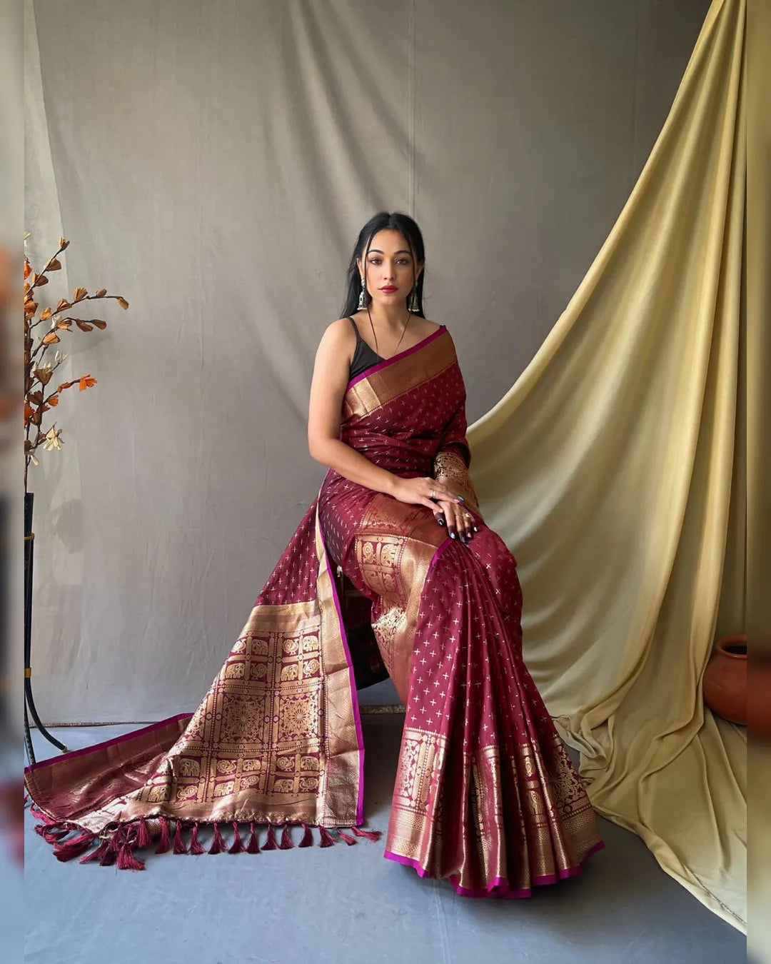 Exquisite Handloom Kanjeevaram Sarees