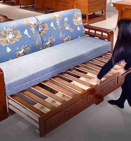 Wooden Sofa Cum Bed