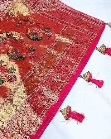 Royal Duptta With Saree