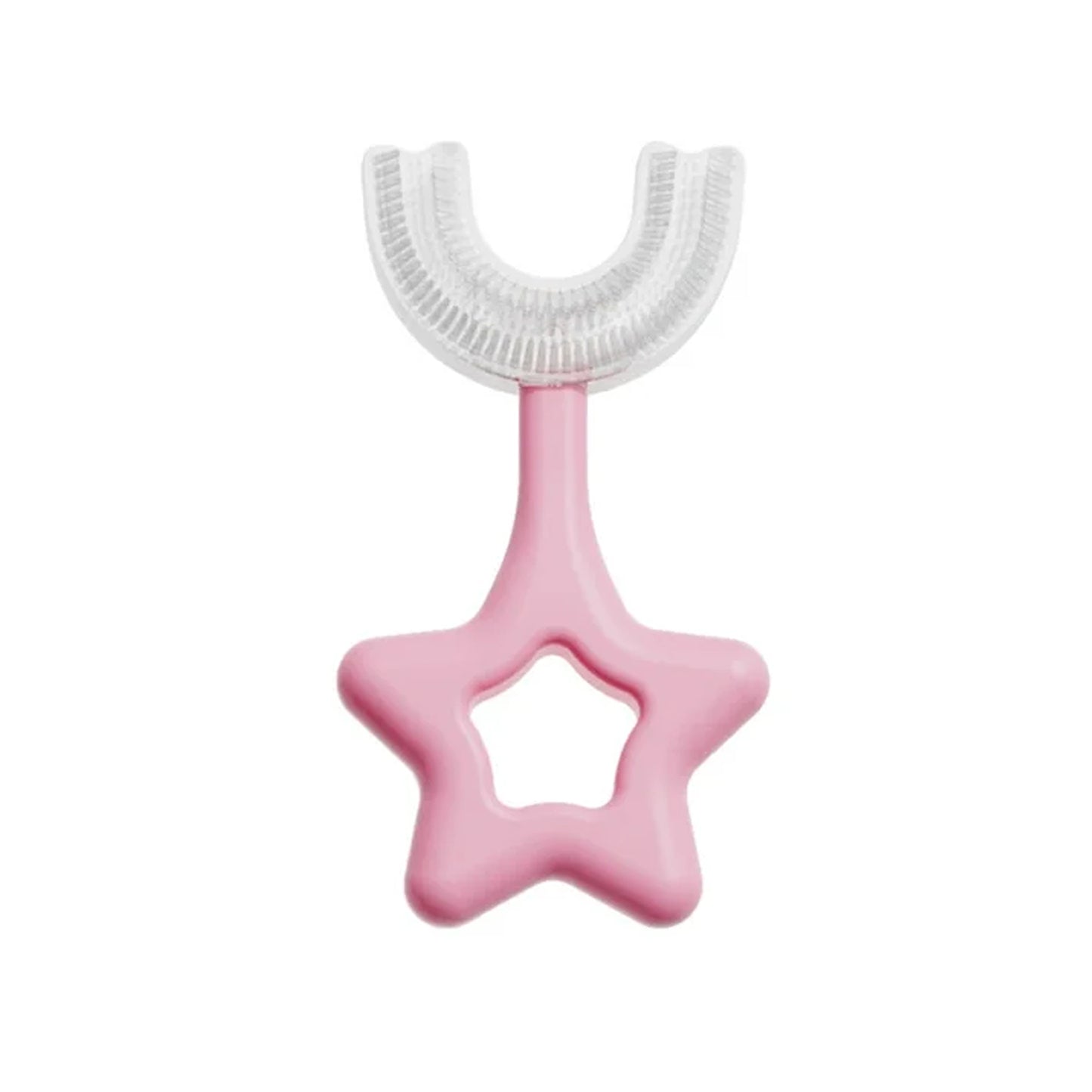 Star U-shape Silicone Manual Toothbrush (1 Pc)