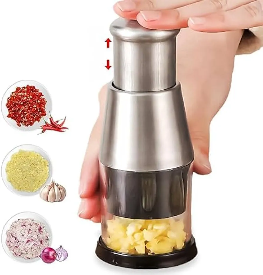 Large Manual Hand-Press Vegetable Chopper