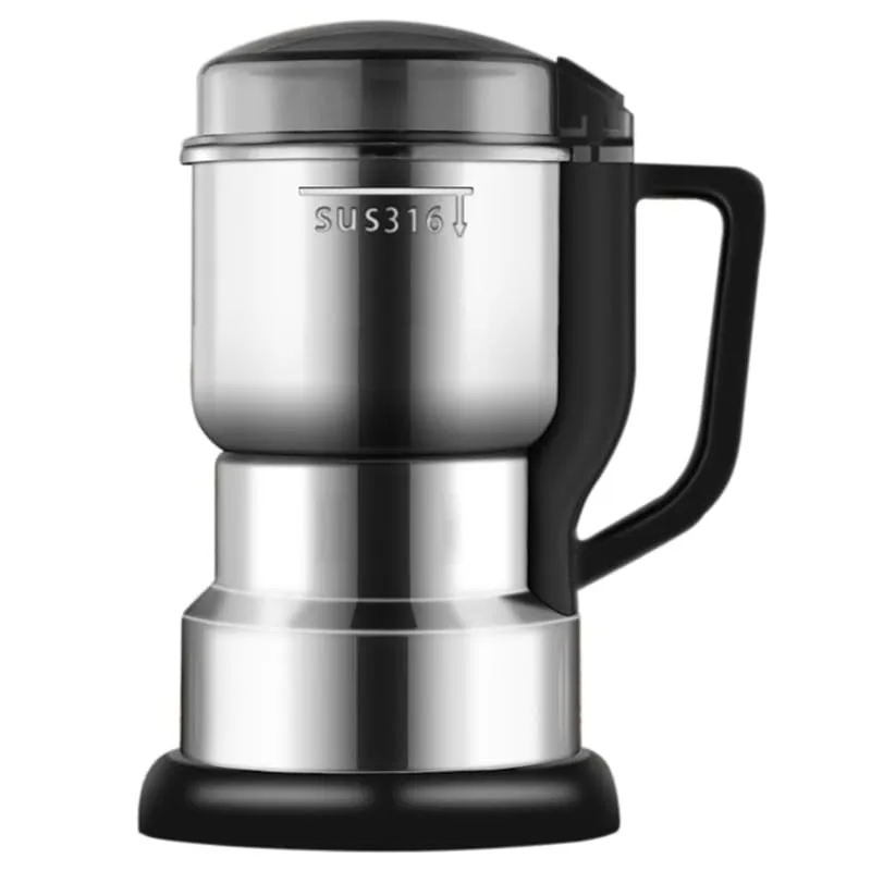 Premium Stainless Steel Electric Mixer Grinder – One Press Start with Transparent Lid
