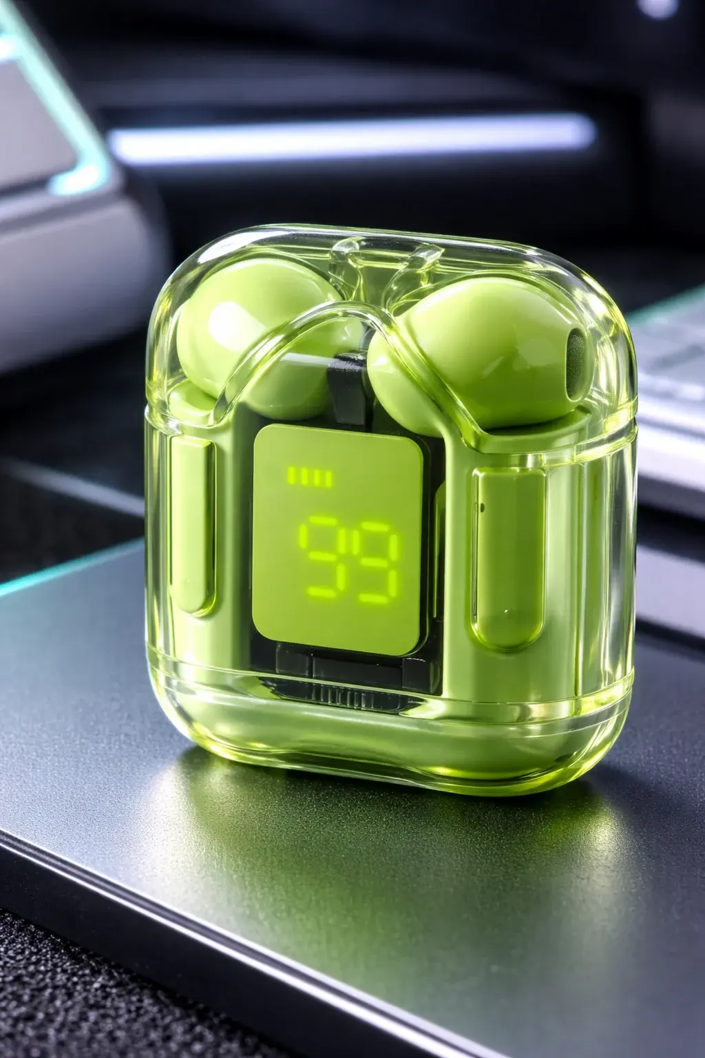 Mini Wireless Bluetooth Earbuds with LED Display Charging Case