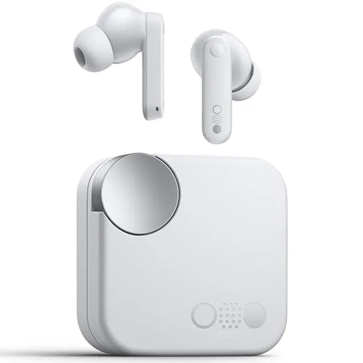 CMF by Nothing Buds - Wireless headphones with 42 dB ANC, Transparency mode, Ultra Bass Technology 2.0, HD Audio from DIRAC, IP54 and connection to two devices