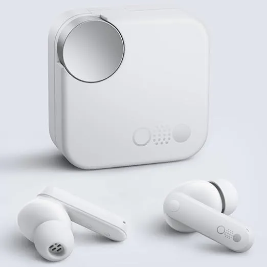 CMF by Nothing Buds - Wireless headphones with 42 dB ANC, Transparency mode, Ultra Bass Technology 2.0, HD Audio from DIRAC, IP54 and connection to two devices