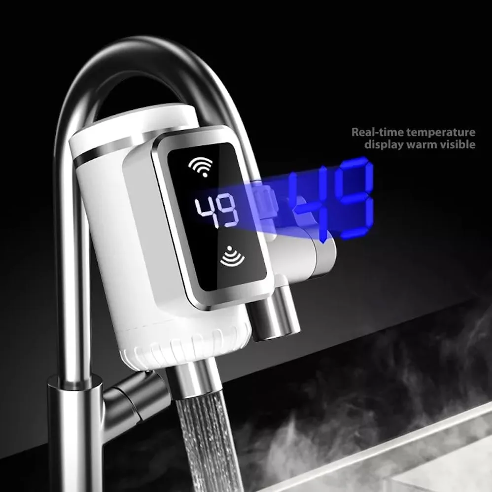 Hot & Cold Water Heater for Kitchen | Energy-Efficient Tankless Design | Digital Display | Easy Installation