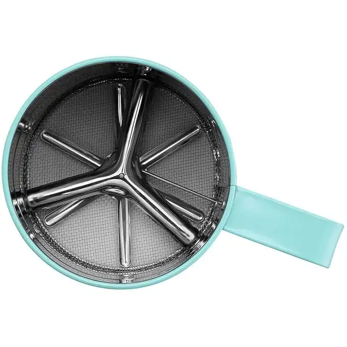 Flour Sifter, Baking Sifter Cup, Sifters for Baking, Flour Sieve with 24 Fine Mesh, Stainless Steel Handheld Bake Sieve Cup for Sugar, Flour, Coffee Powder