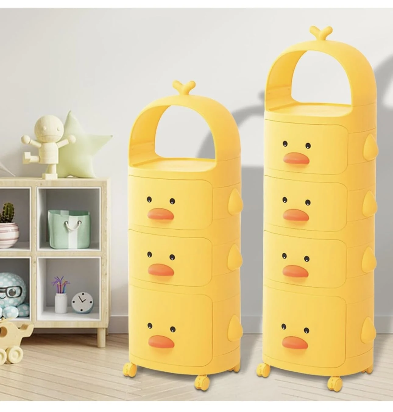 Little Yellow Duck Cabinet Living Room Toy Storage Drawer