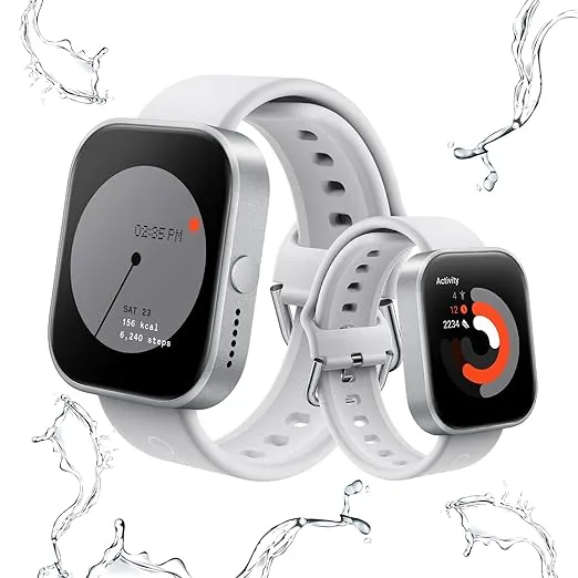 Watch Pro Smartwatch For Men Women Answer Calls IP68 Waterproof GPS Fitness Sports Tracker Watch With Heart Rate Monitor,Healthy Sleep Monitor For Ios/Android