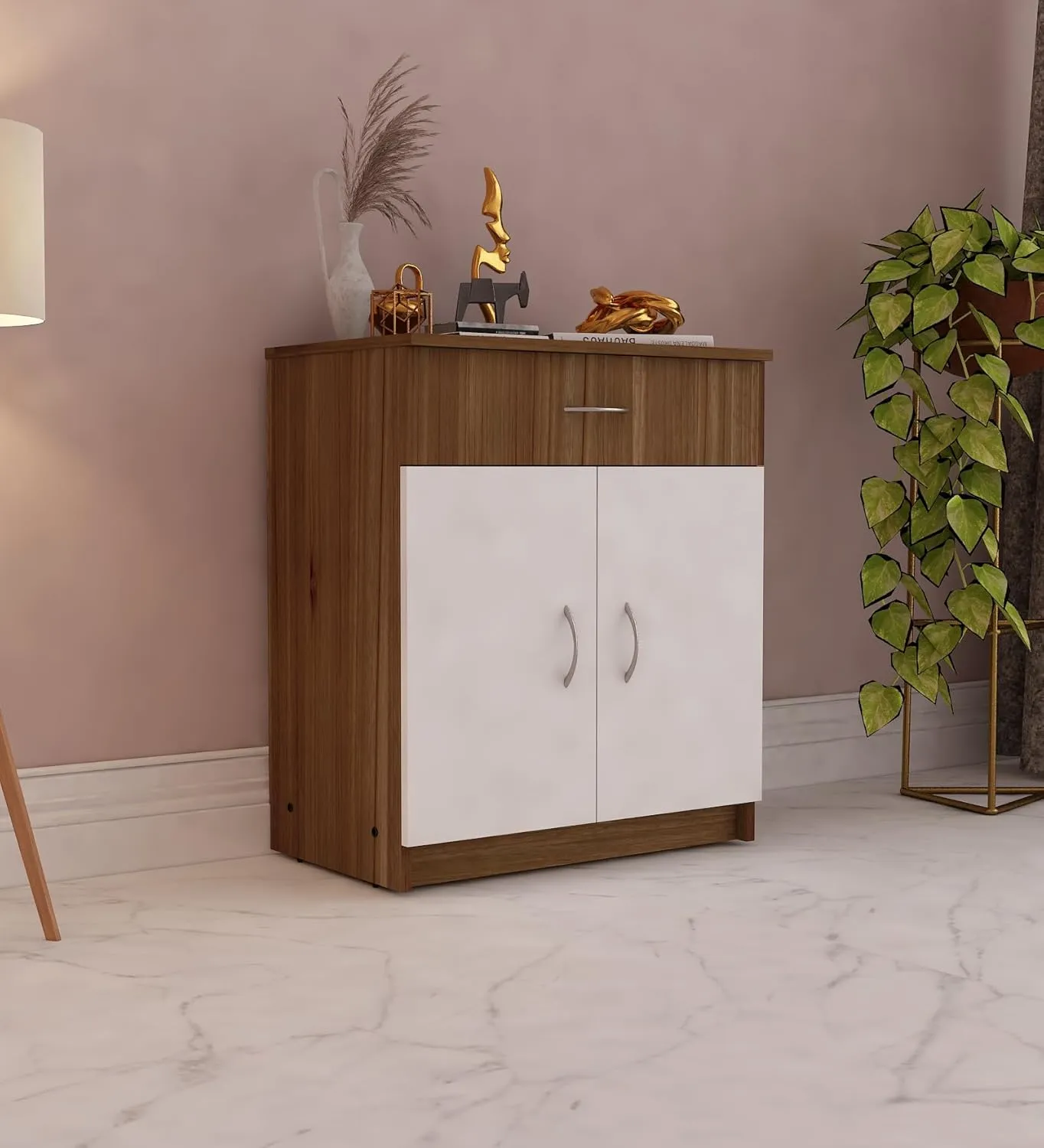 Cabin Multipurpose Storage Unit/Engineered Wood Free Standing Cabinet