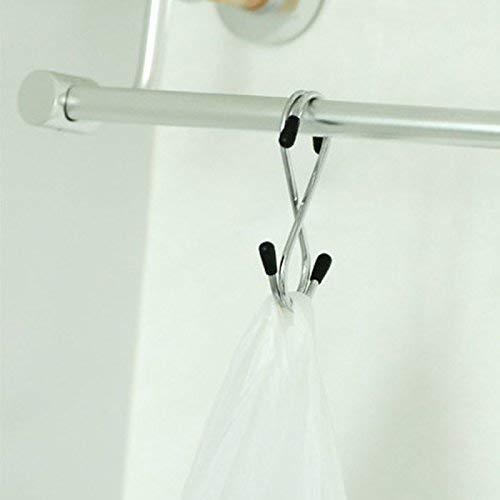 0232 Heavy Duty S-shaped Stainless Steel Hanging Hooks - 5 Pcs