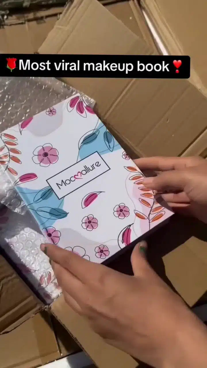 All-in-One Floral Makeup Book