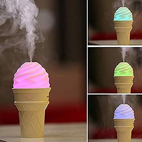 0396 Ice Cream Design Led Humidifier For Freshening Air  Fragrance (Multicoloured)