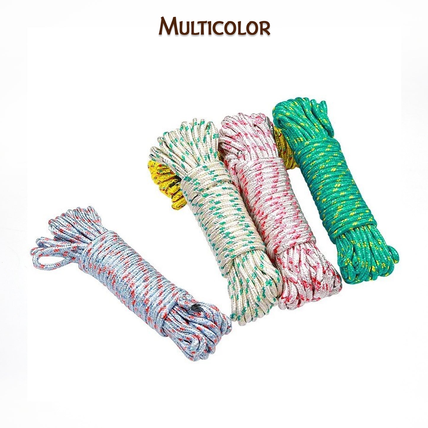 9059 10 Meter Heavy Duty Laundry Drying Clothesline Rope Portable Travel Nylon Cord Sturdy Clothes Line For Outdoor Camping Indoor Crafting Art Projects