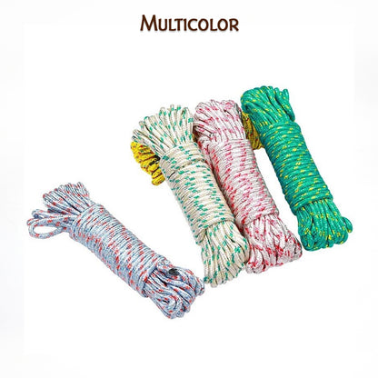 9059 10 Meter Heavy Duty Laundry Drying Clothesline Rope Portable Travel Nylon Cord Sturdy Clothes Line For Outdoor Camping Indoor Crafting Art Projects