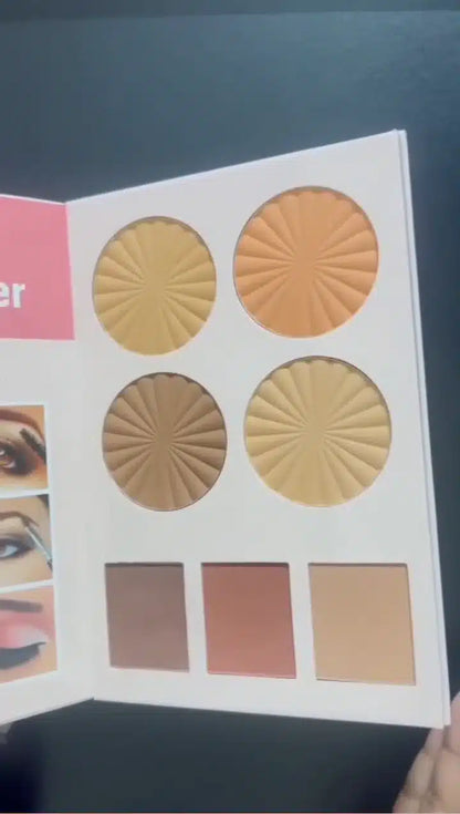 All-in-One Portable Makeup Vanity Box with Mirror