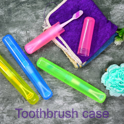 4968 4pc Plastic Toothbrush Cover Anti Bacterial Toothbrush Container- Tooth Brush Travel Covers Case Holder Cases