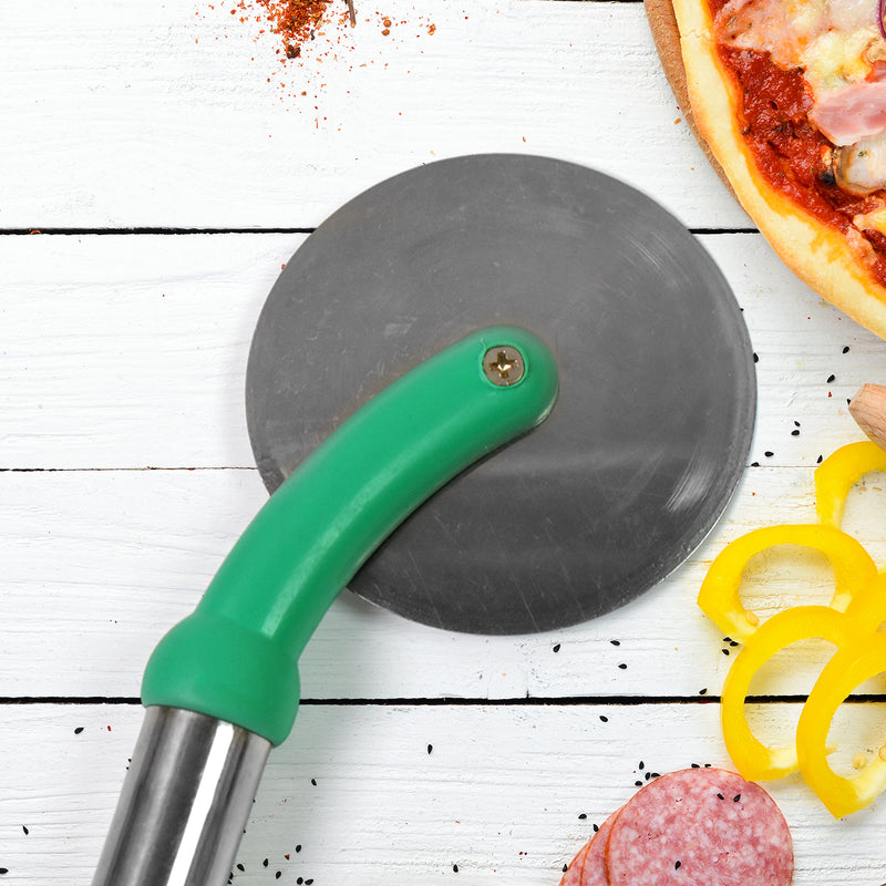 Kitchen Stainless Steel Wheel Pizza Cutter (1 Pc)