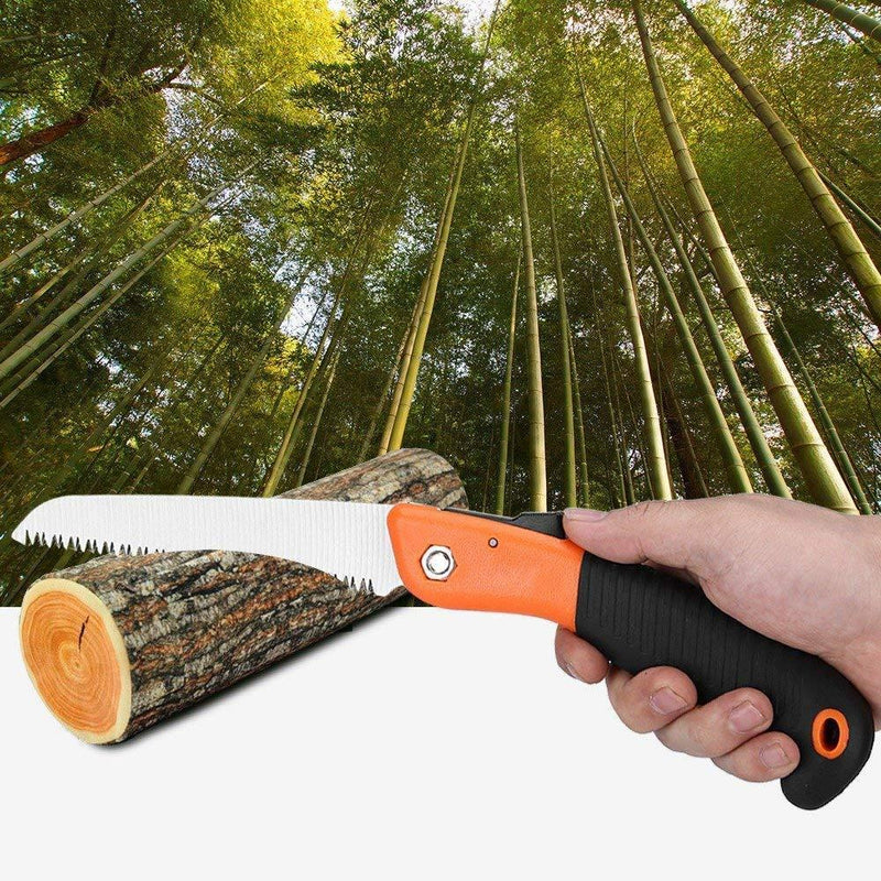 464 Folding Saw(180 Mm) For Trimming Pruning Camping. Shrubs And Wood