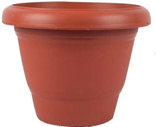 0822 Garden Heavy Plastic Planter Potgamla  (Brown Pack Of 1)