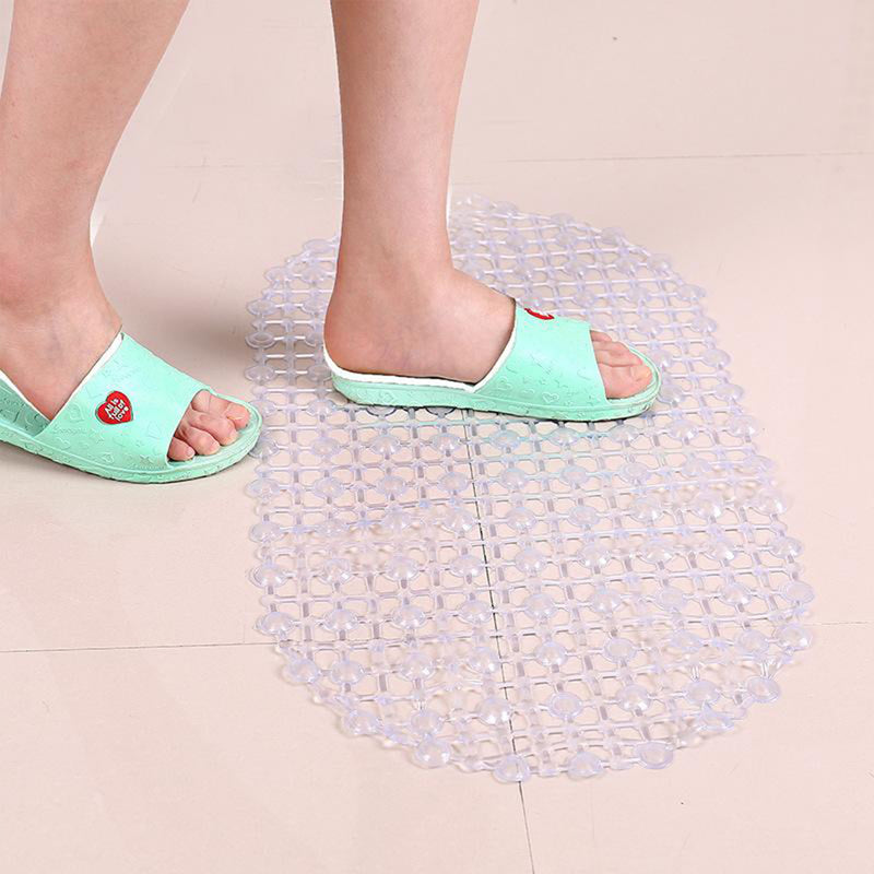 4933 Nonslip Soft Rubber Bath Mat For Bathtub And Shower Anti Slip Bacterial Anti Bacterial Machine Washable Pvc Bath Mat