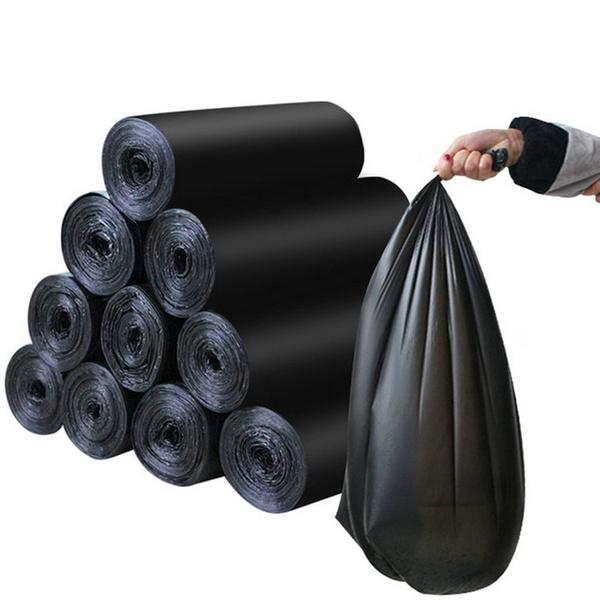 1575 Garbage Bags Medium Size Black Colour (24 X 32)