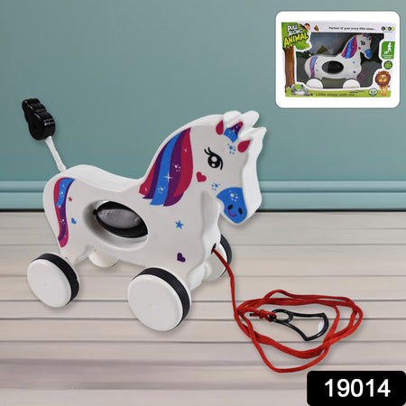 Pull Along Toy Unicorn  Pull String Toys For Babies