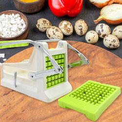 10013 French Fry Cutter Great With Vegetables Potato Fries Cutter Professional Vegetable Cutter Stainless Steel Cutter Potato Onions Carrots Cucumbers Fruits Potato Cutter (1 Pc)