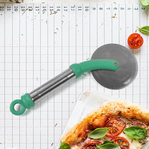 Kitchen Stainless Steel Wheel Pizza Cutter (1 Pc)