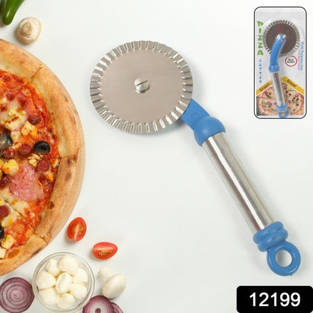 Multi Purpose Use Curly Pizza Cutter  Pastry Cutter  Sandwiches Cutter (1 Pc)