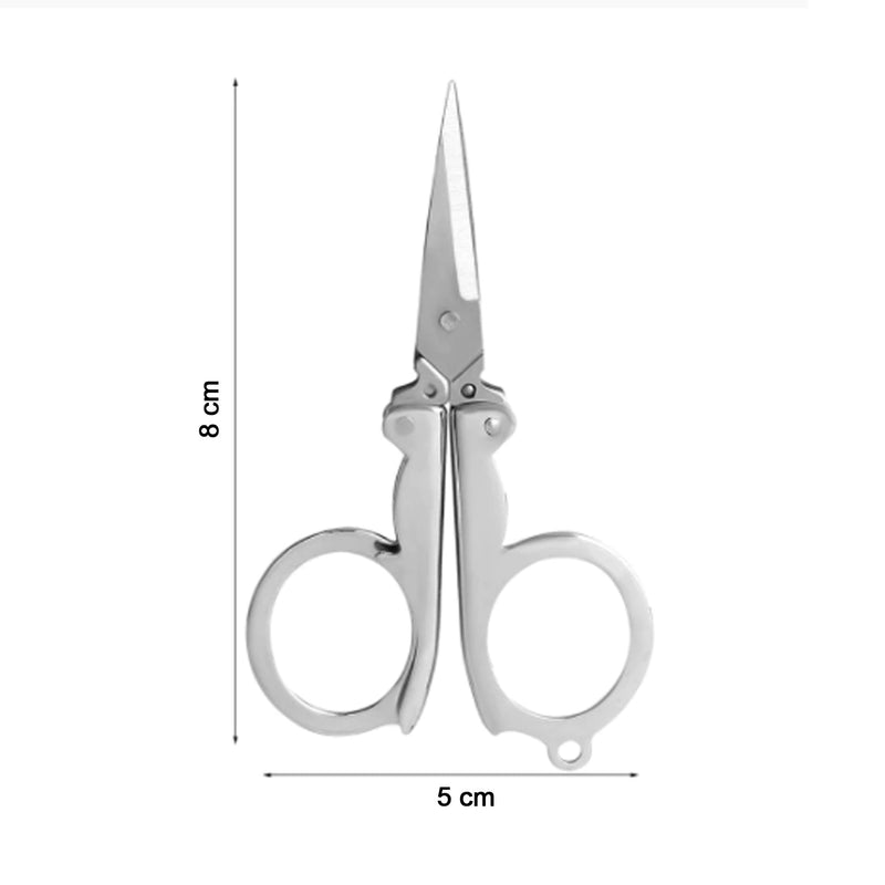 1784 Folding Scissor 3.5inch Used In Crafting And Cutting Purposes For Childrens And Adults.