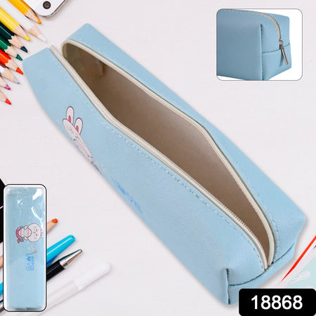 Pencil Pouch With Zipper Students Pencil Case (1 Pc)