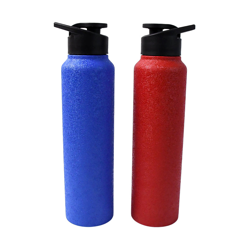 Stainless Steel Water Bottle Fridge Water Bottle (1000ml  Mix Colour  1 Pc)