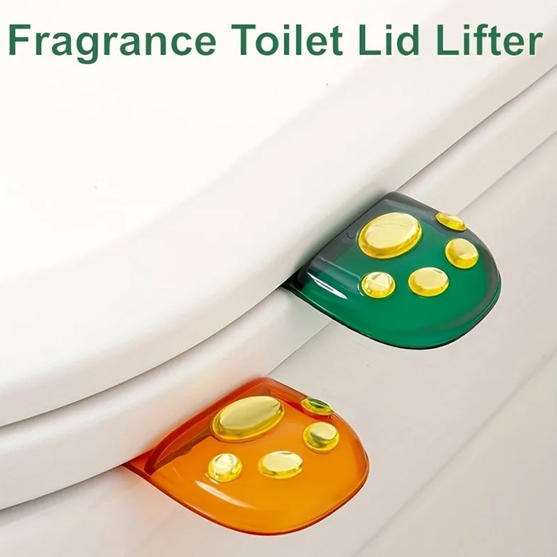 Fragrance Toilet Cap  Lid Lifter Toilet Seat Cover (2 Pc Set)