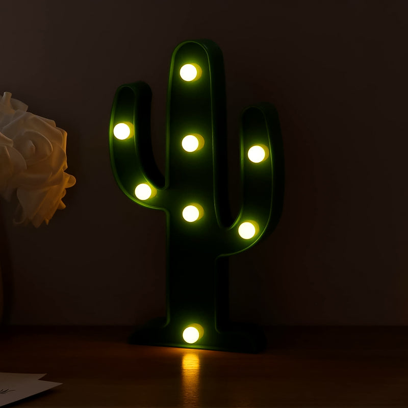 Led Cactus Light Led Desk Lamp Led Table Lamp (1 Pc  Battery Not Included)