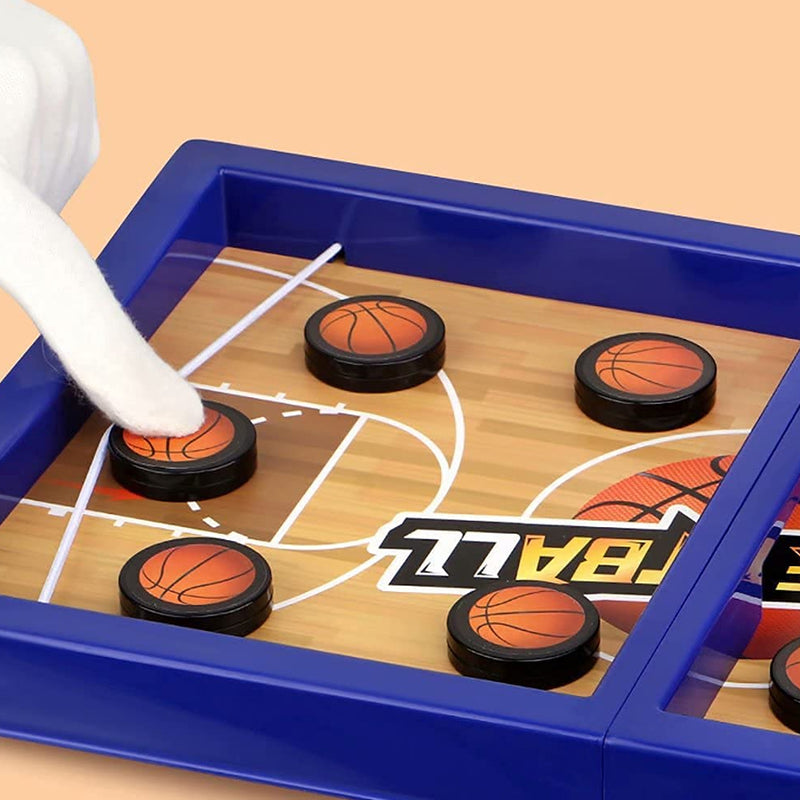 17632 Fast Sling Basketball Puck Game Paced Table Desktop Battle Ice Hockey Game For Adults And Kids Parent-child Winner Board Games Interactive Toy Desktop Table Game17632_desktop_basketball_puck_game