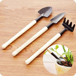 1598 Kids Garden Tools Set Of 3 Pieces (Trowel Shovel Rake)