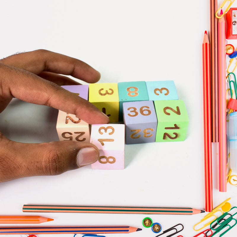 Wooden Mathtime For Kids - Educational Math Card Game