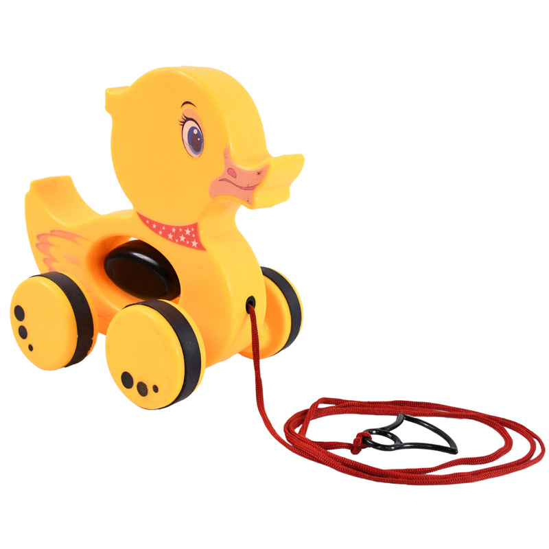 Pull Along Toy With Attractive Design Developmental Toy For 1-year-old Girl Boy (Duck)