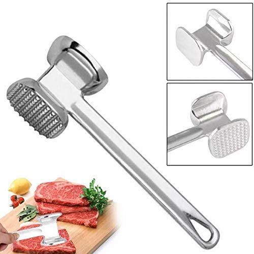 1595 Double Side Beaf Steak Mallet Meat Hammer Tool Aluminium High Quality Tool For Home  Restaurant Use