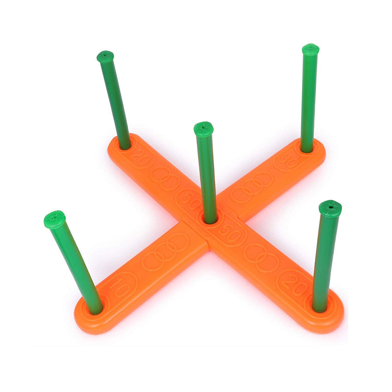 8078 13 Pc Ring Toss Game Widely Used By Childrens And Kids For Playing And Enjoying Purposes And All In All Kinds Of Household And Official Places Etc.