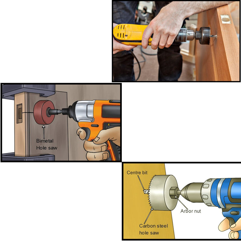 0415 -12 Pcs 19-64mm Hole Saw Kit