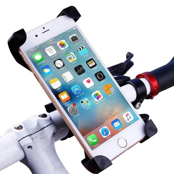 1456 Bike Phone Mount Anti Shake And Stable Cradle Clamp With 360 Rotation