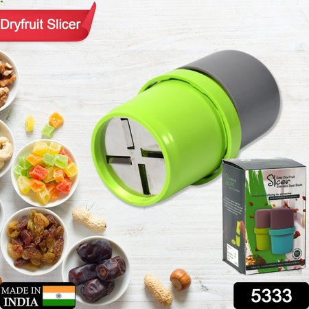 5333 Plastic Dry Fruit And Paper Mill Grinder Slicer Chocolate Cutter And Butter Slicer With 3 In 1 Blade Standard Multicolor