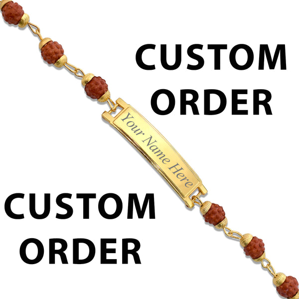 Customized Rudraksh Rakhi