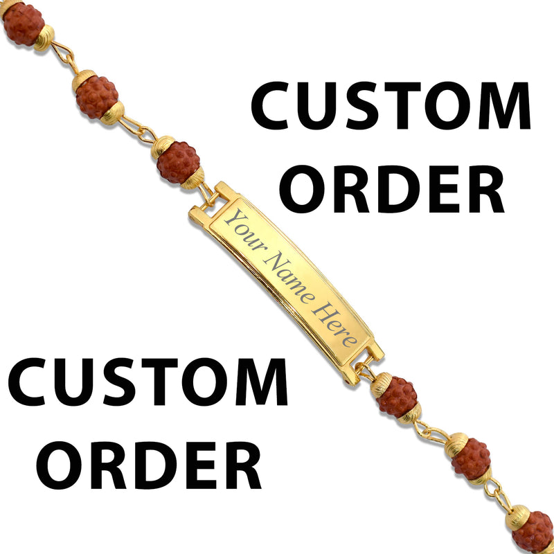 Customized Rudraksh Rakhi