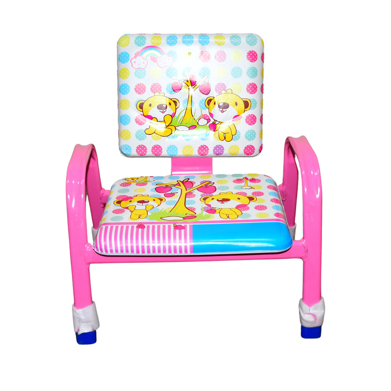 Cartoon Baby Chair Strong Steel Cushion  Comfortable Baby Chair High Quality Chair (1 Pc)