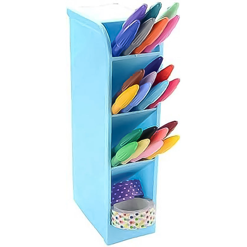 Multipurpose 4 Compartment Pen Holder Office Desktop (1 Pc)